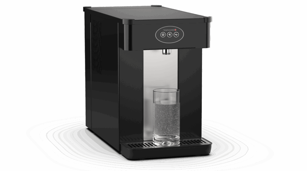 fontaine à eau Wellamo W 2.0 compacte pour bureau ou événementiel